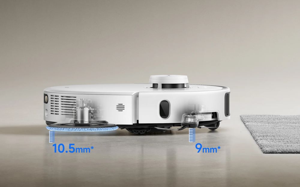 Zvedatelný boční kartáč a mopy MOVA P70 Pro Ultra