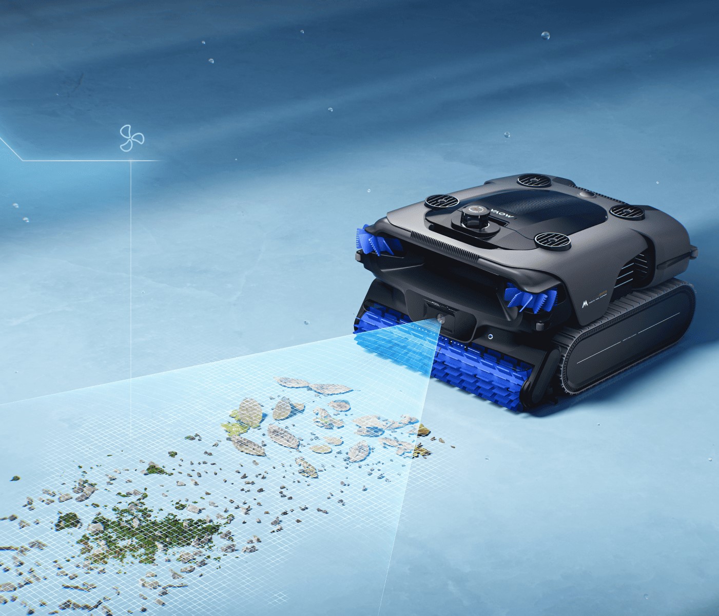 Inteligentní detekce nečistot MOVA Rover X10