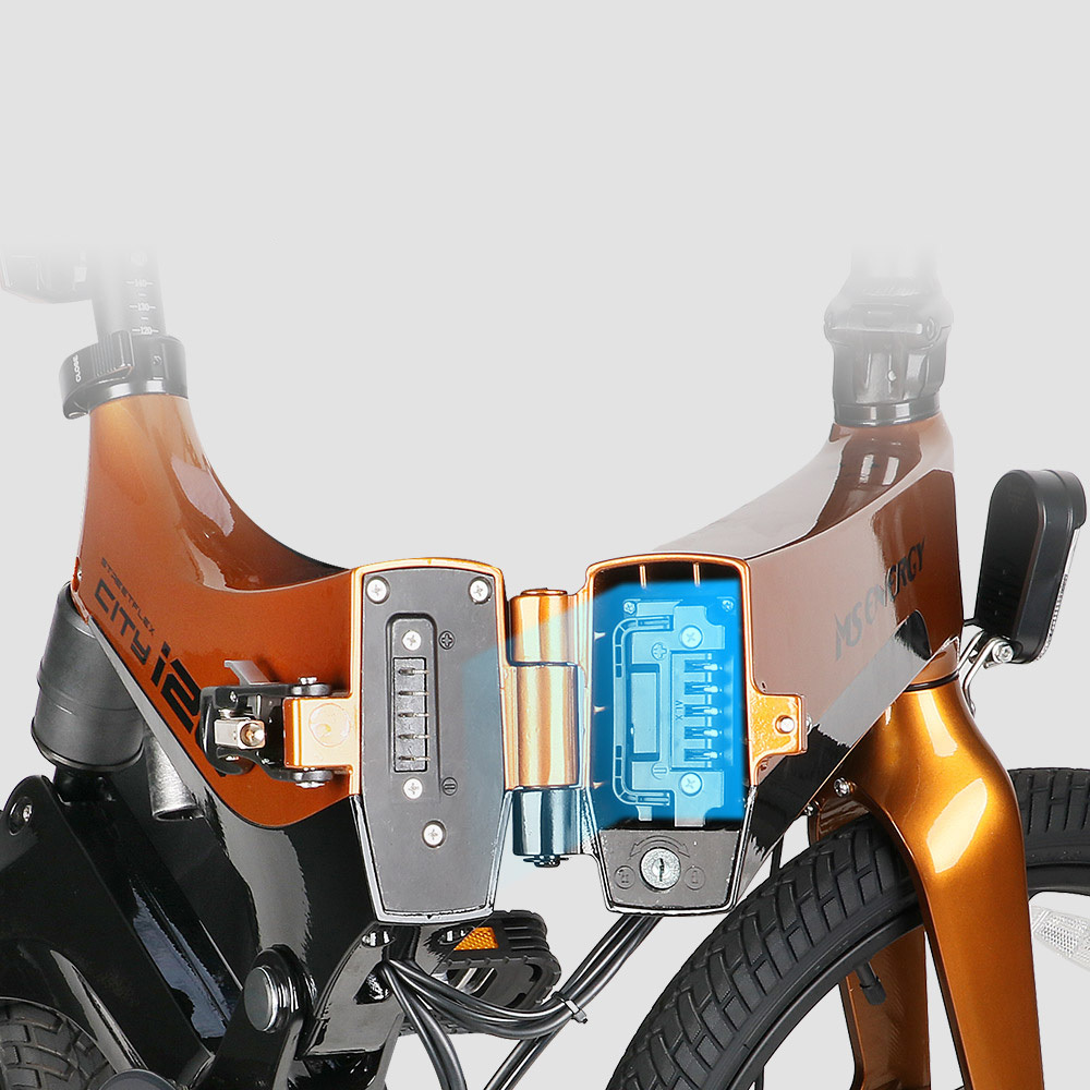 MS Energy E-bike i20 - vyjímatelná baterie