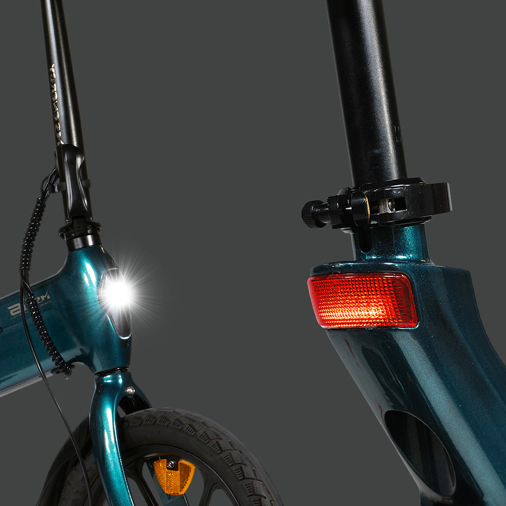 Integrovaná světla a zadní odpružení MS Energy E-bike i6 BLACK