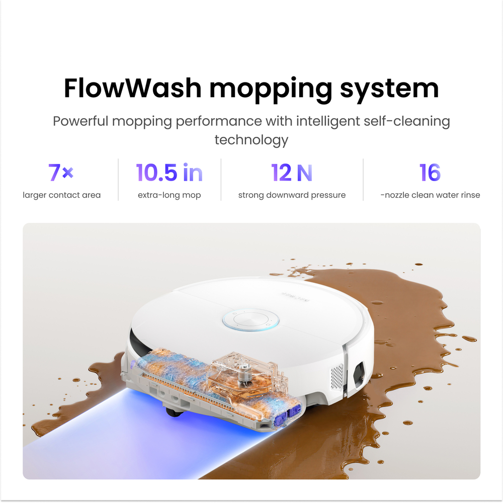 Mopovací systém FlowWash s 16 tryskami – Narwal Freo 20 Edge