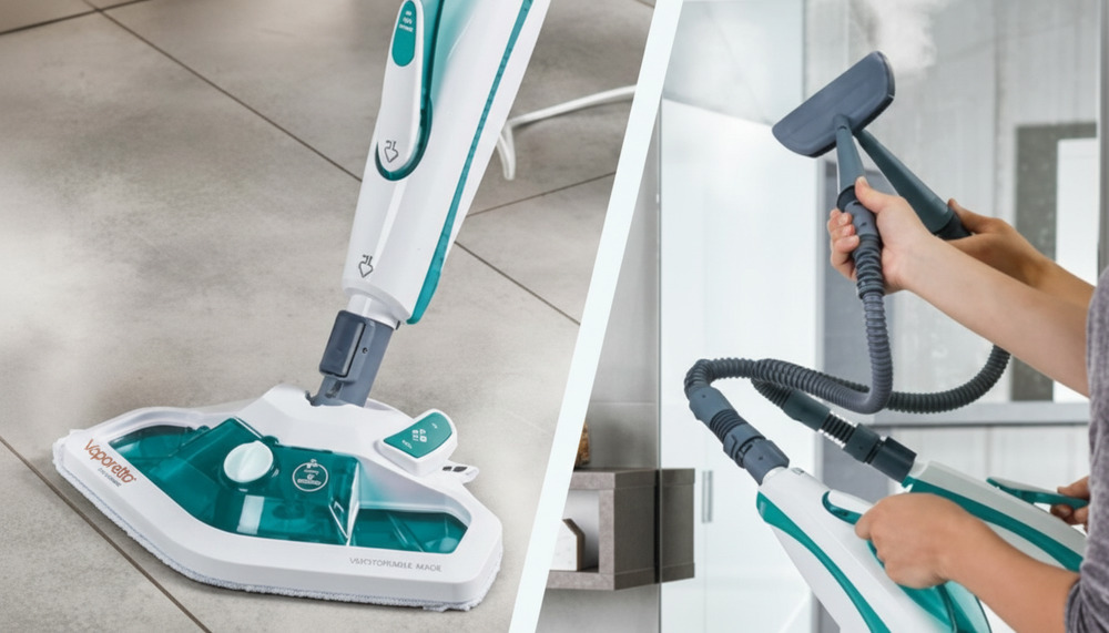 Duální funkce parního mopu Polti Vaporetto SV 450