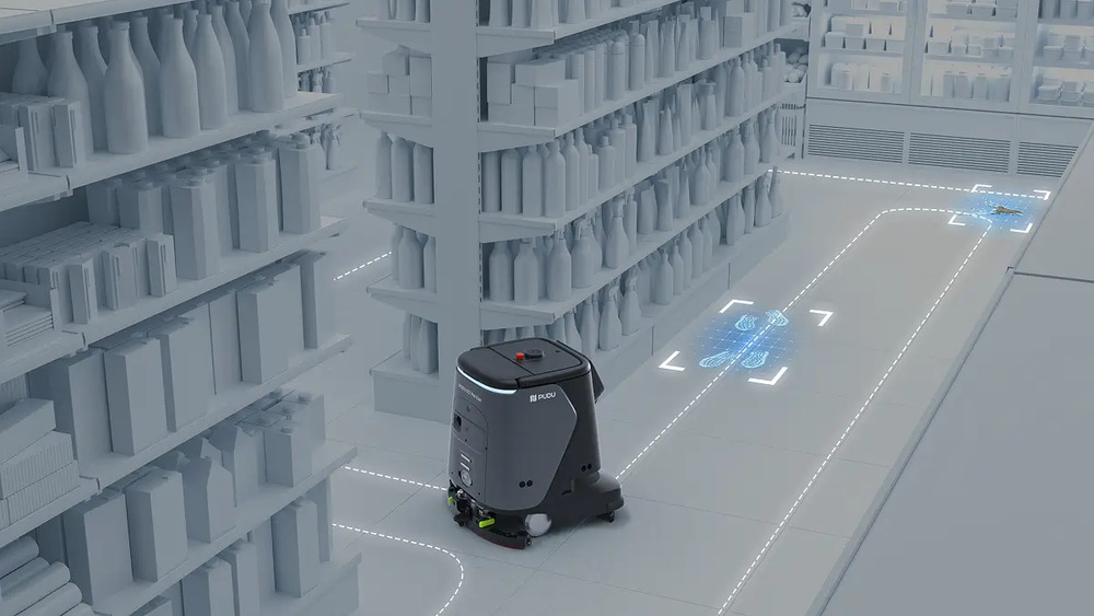 AI bodové drhnutí skvrn Pudu CC1 Pro Disc