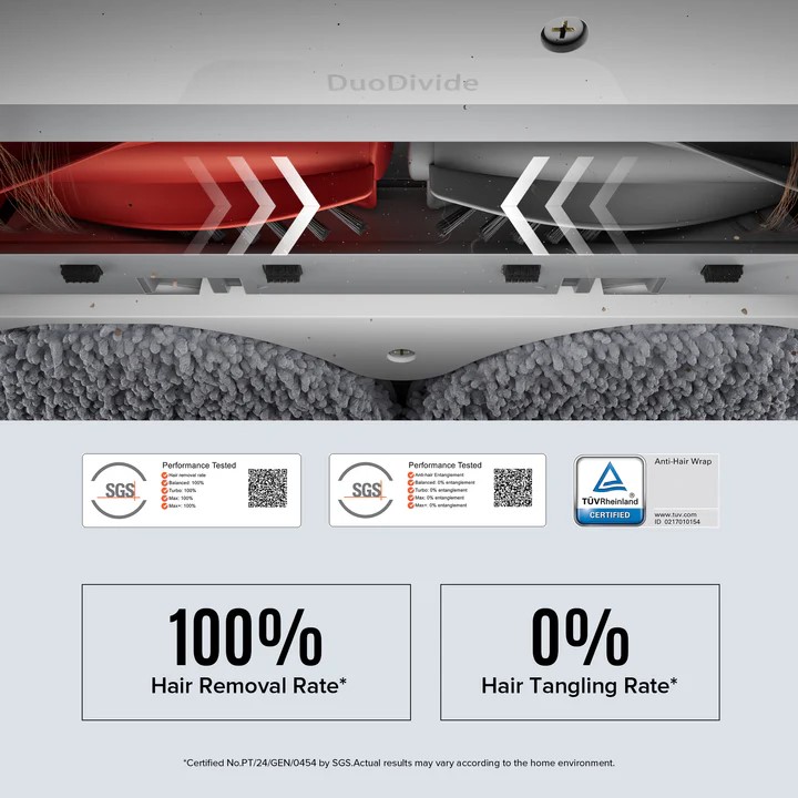 Anti-Tangle postranní kartáč Roborock Qrevo C Pro