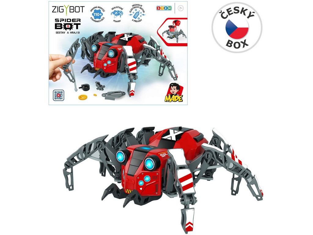 Stavebnice robotického pavouka Spider bot