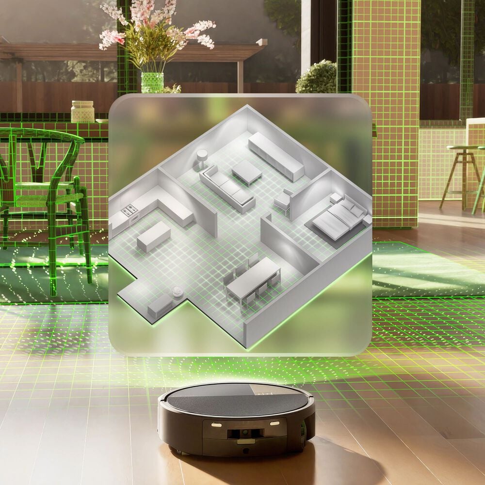 LiDAR navigace a AI rozpoznávání Roomba Max 775 Combo