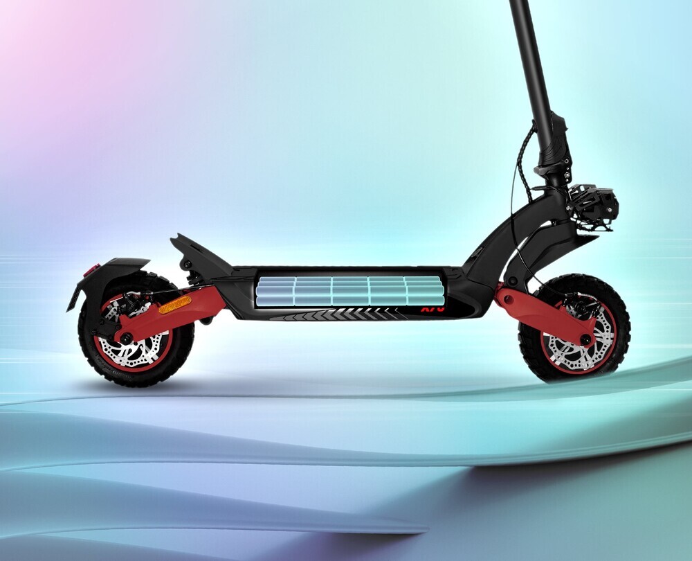 Baterie a dojezd Sencor Scooter X70 Off-road