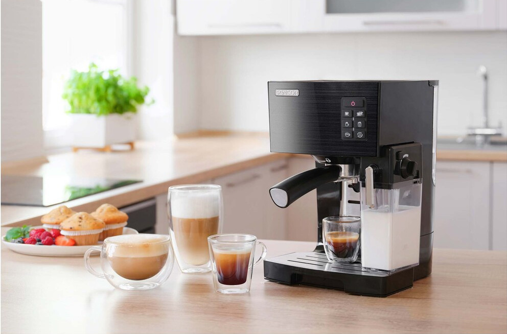 Pákový kávovar Sencor SES 4050SS-EUE3 Espresso