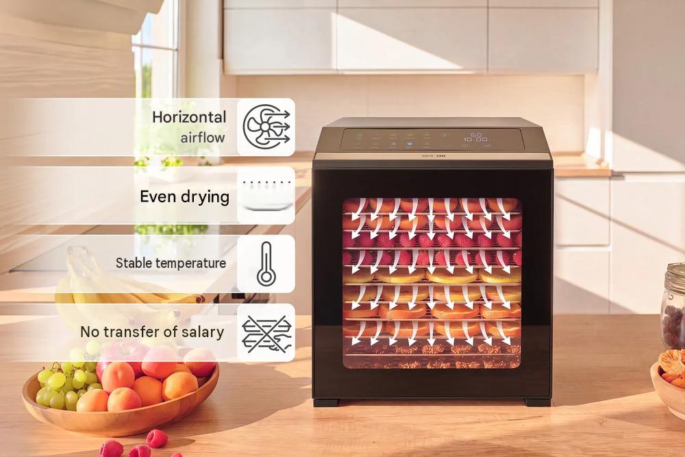 Rovnoměrné sušení na všech platech – Sencor SFD 7300BK