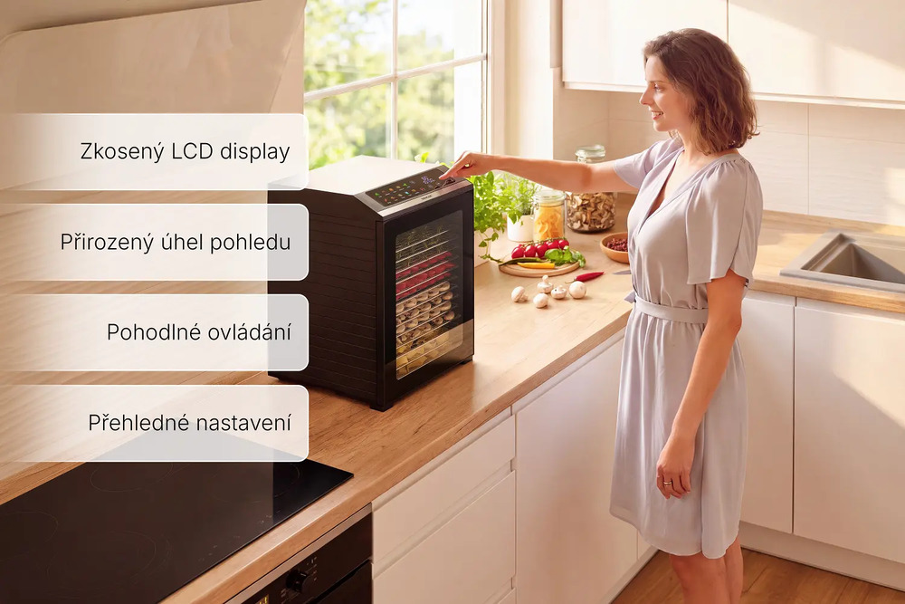 Komfortní ovládání s dotykovým panelem – Sencor SFD 8300BK