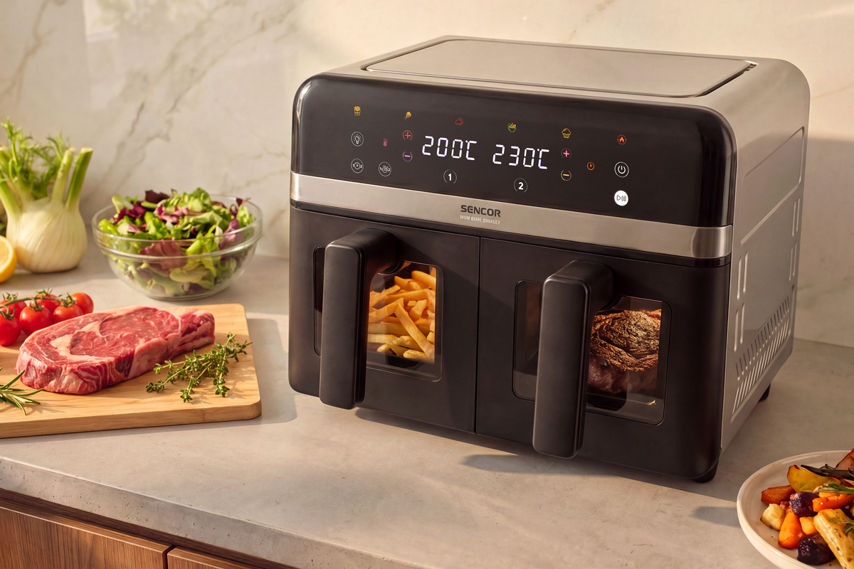 Velký objem pro celou rodinu – Sencor SFR 8800SS INOX