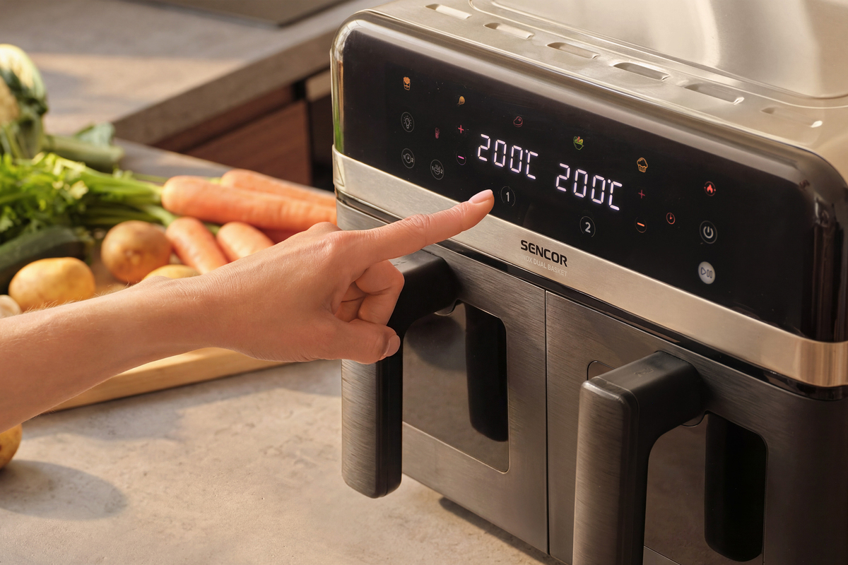 Pohodlné ovládání dotykem – Sencor SFR 8800SS INOX