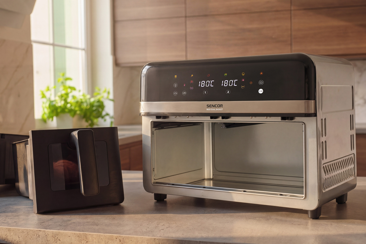 Celokovová konstrukce z nerezu – Sencor SFR 8800SS INOX