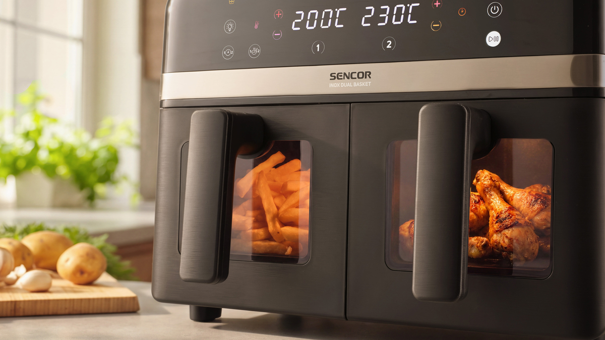Dvě jídla najednou – Sencor SFR 8800SS INOX