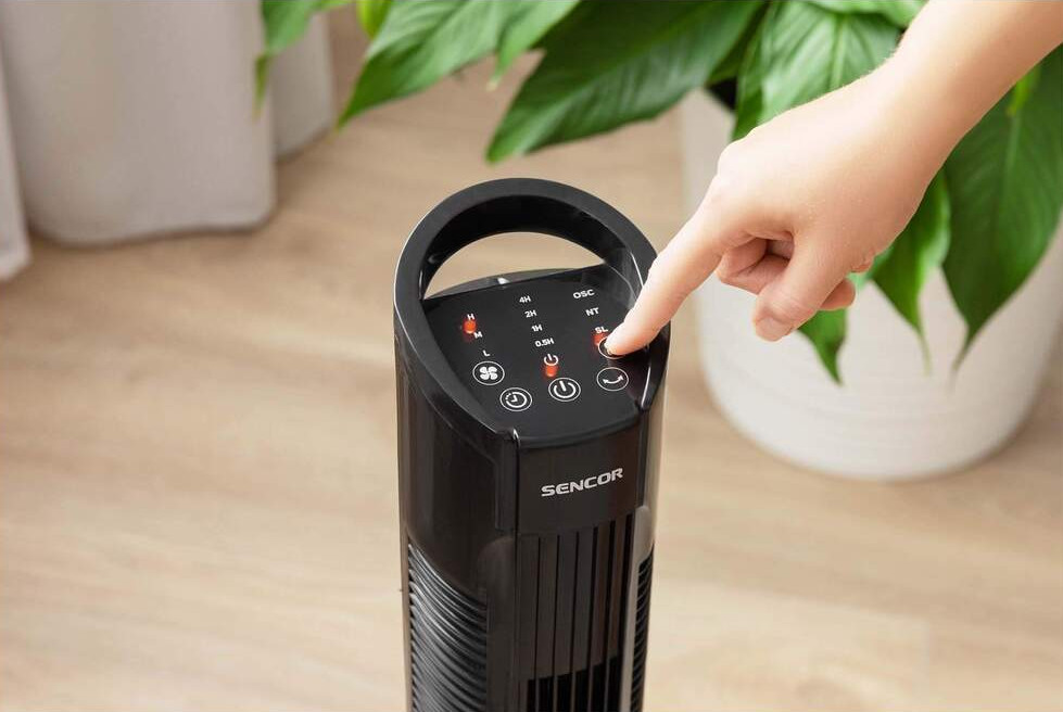 Ovládací prvky ventilátoru SENCOR SFT 3113BK