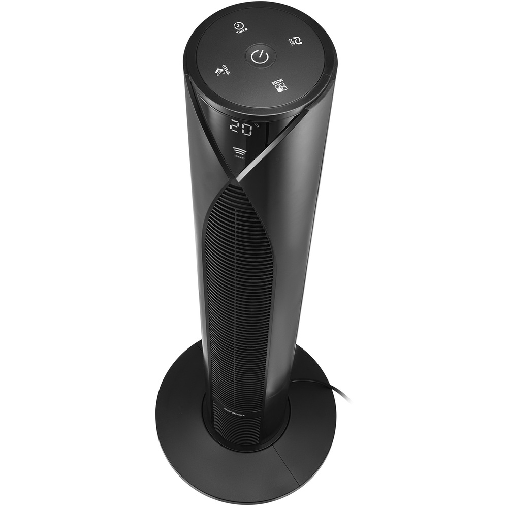 Elegantní sloupový ventilátor Sencor SFT 3800BK