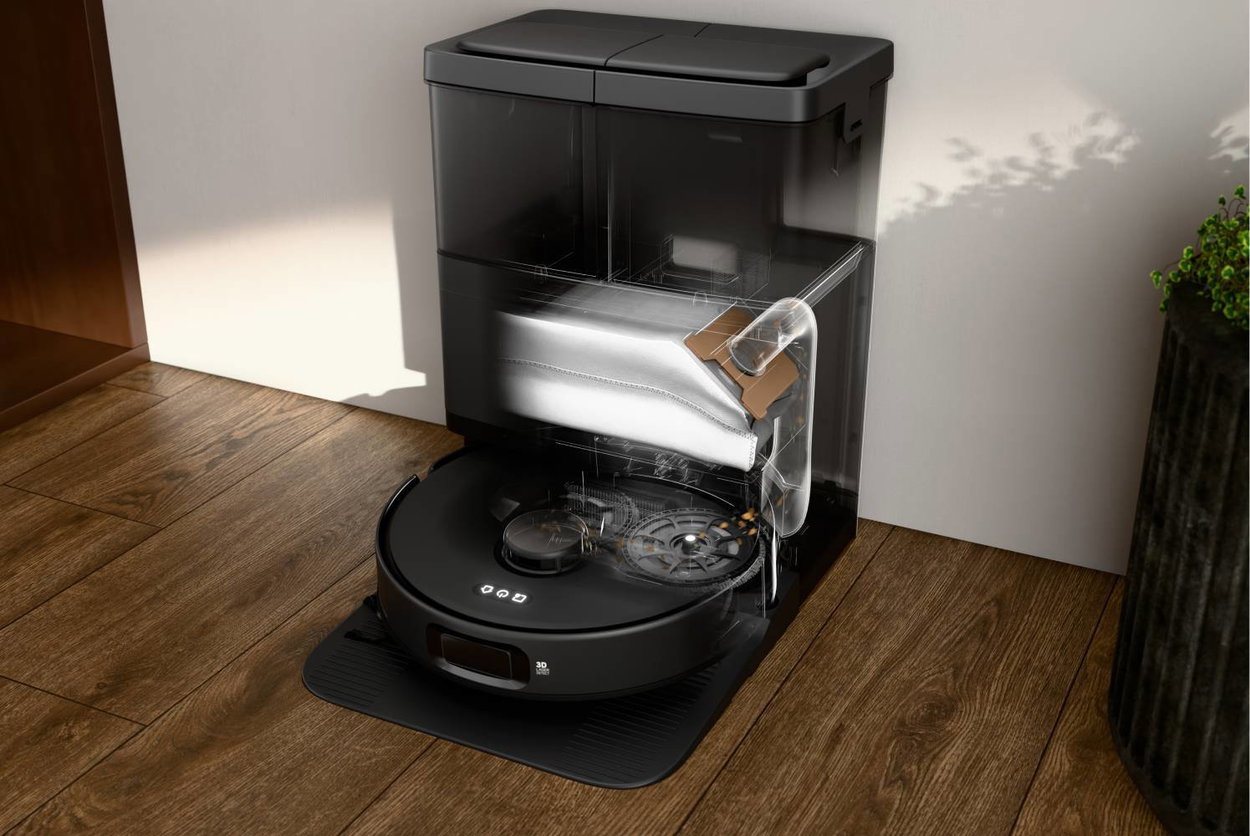 Až 70 dní bez vysypávání sáčku SENCOR Aquino+ Cut&Clean SRV 9590BK