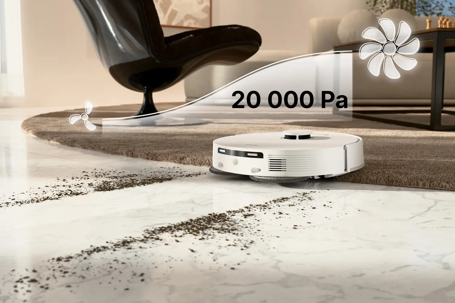 Sencor SRV 9690WH – sací podtlak 20 000 Pa