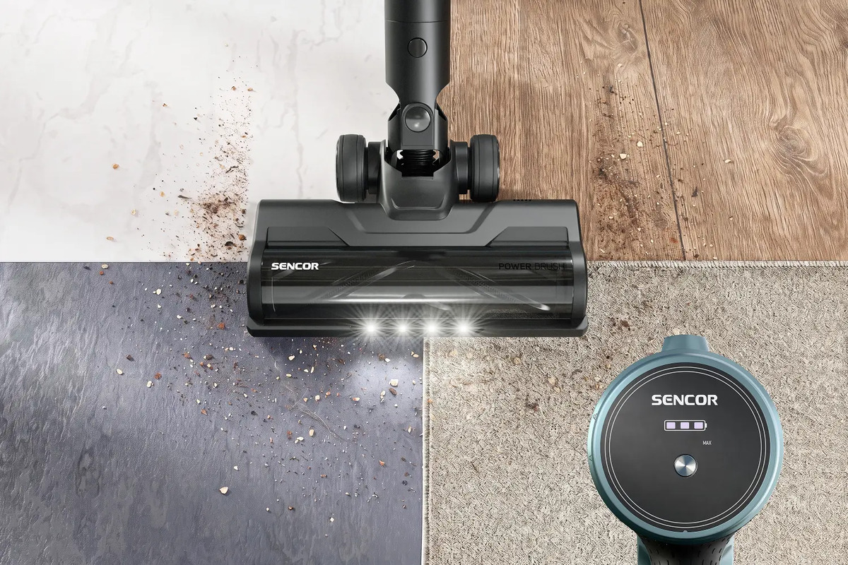 Tři režimy výkonu ECO, MID a MAX – Sencor SVC 7622BL