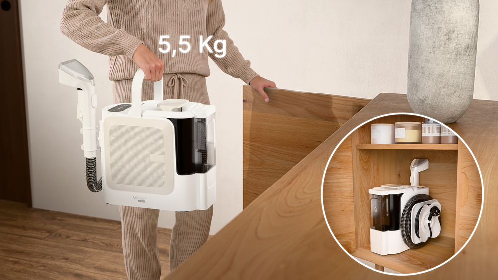 Lehký a kompaktní design – Sencor SVW 4050WH Aquino Steam