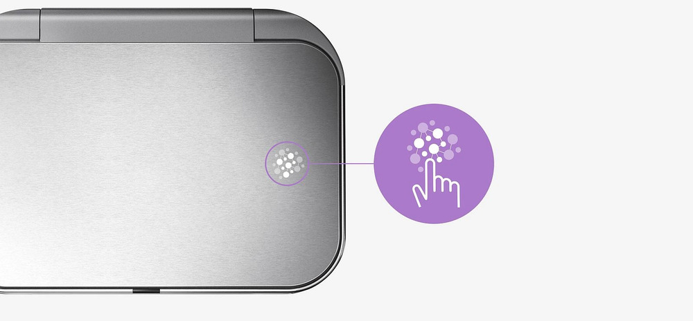 Nano-stříbro povrch Simplehuman Sensor 58 L