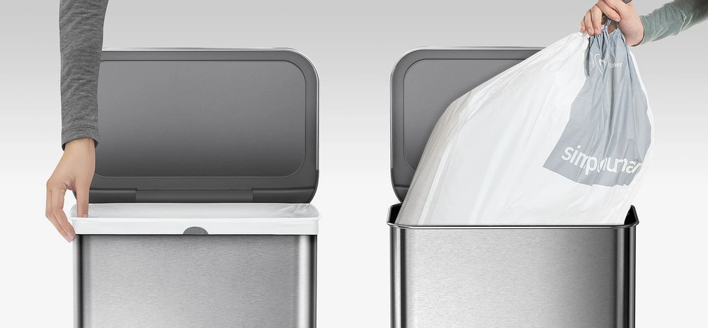 Kapacita a záruka Simplehuman Sensor 58 L