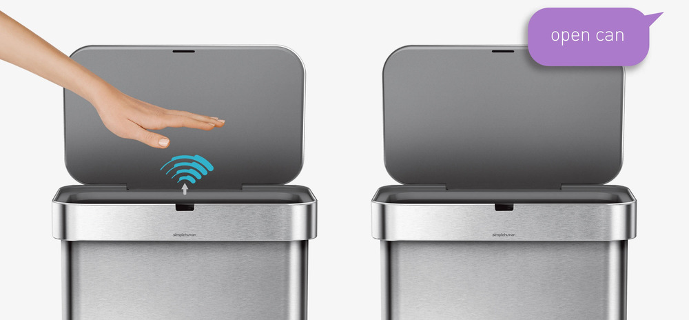 Hlasové ovládání Simplehuman Sensor 58 L