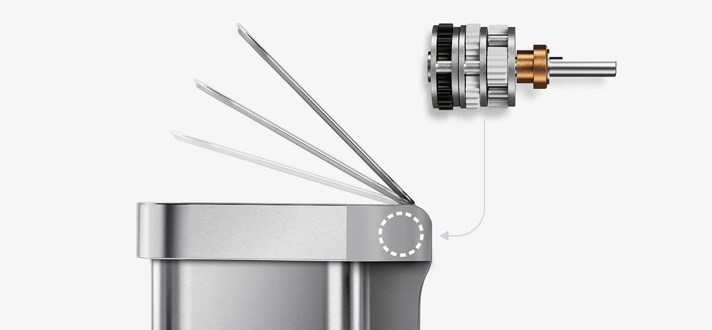 Tichý motor Simplehuman Sensor 58 L