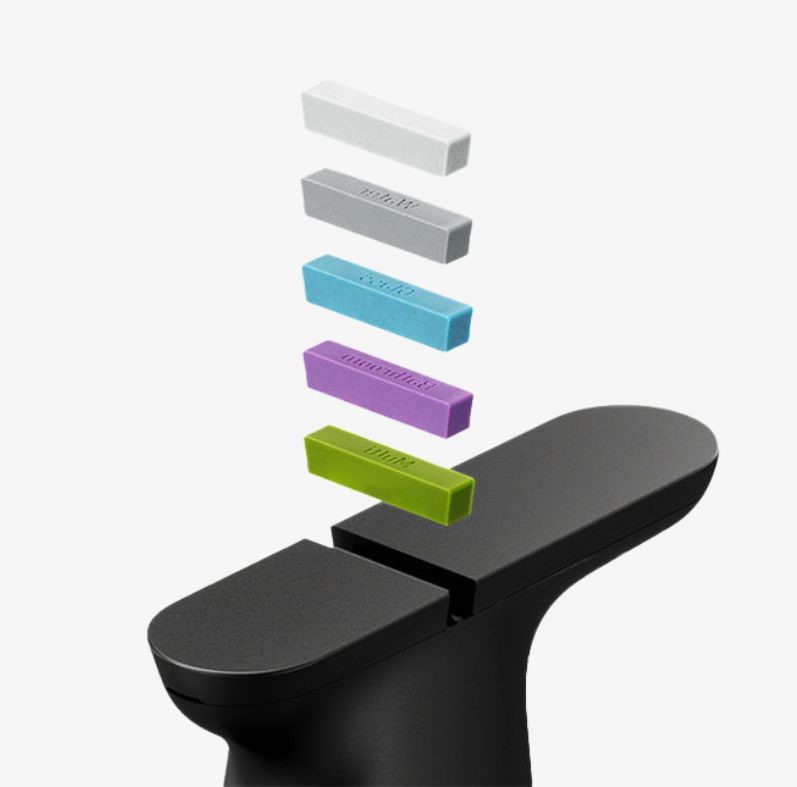 Barevné indikátory obsahu rozprašovače Simplehuman