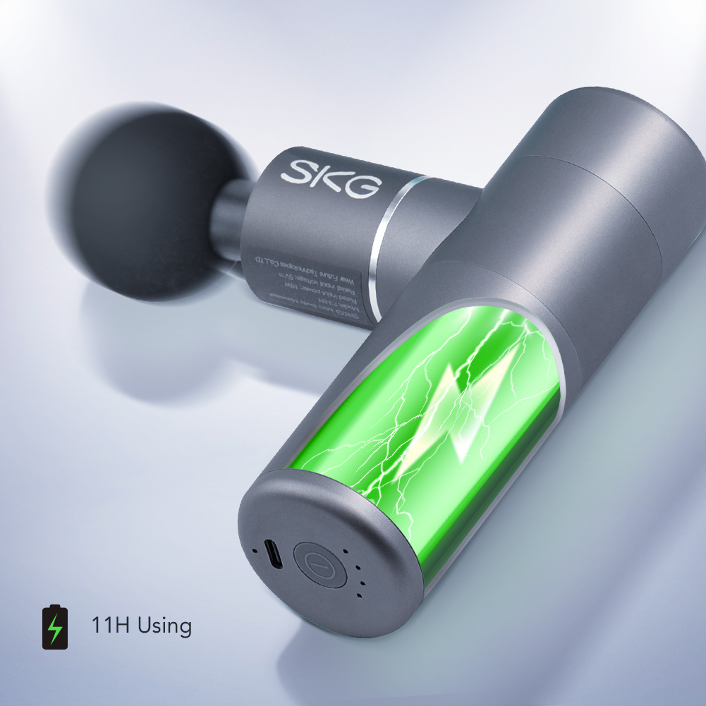 Kompaktní design SKG F3-EN masážní pistole