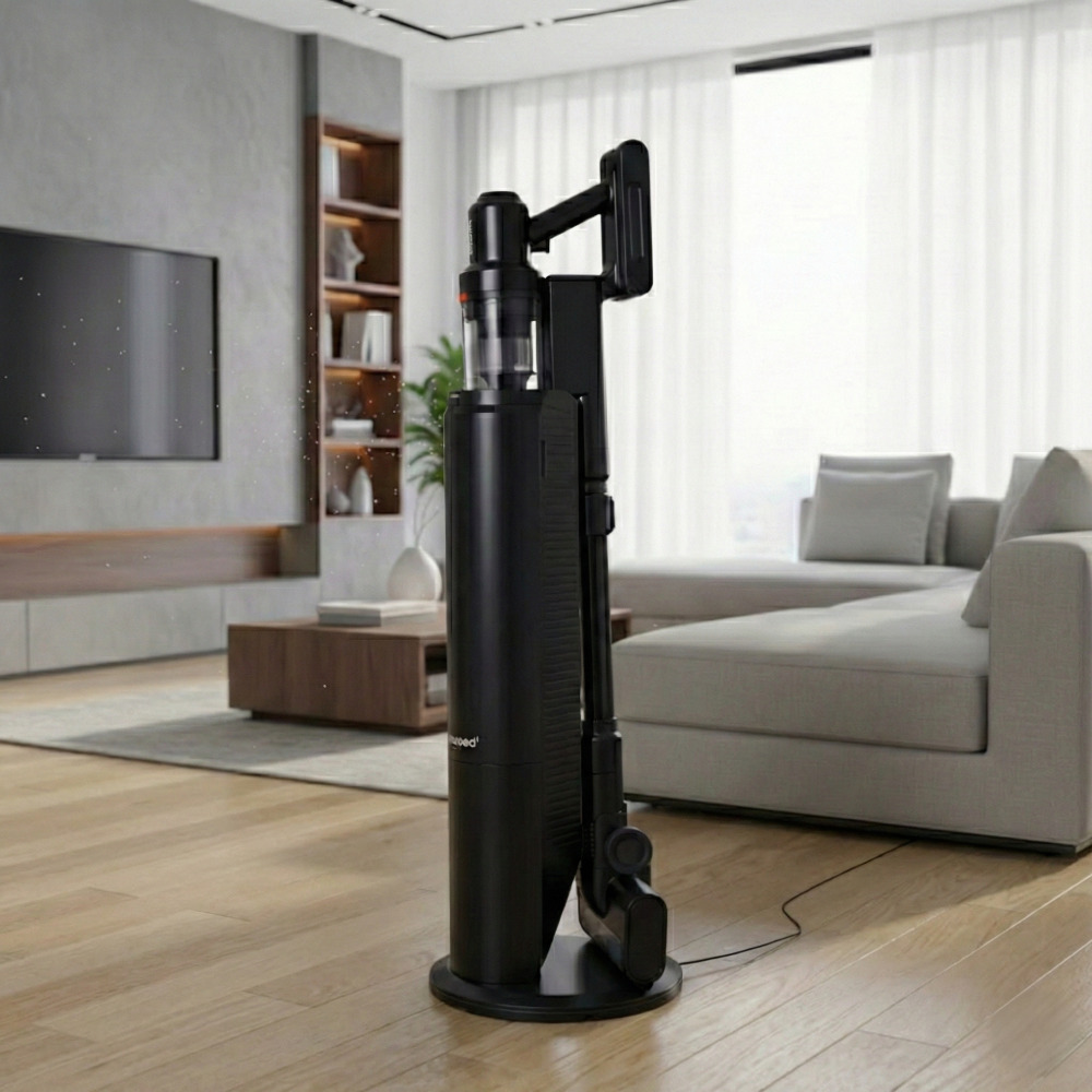 Výkonný motor a automatická stanice vysavače Techwood TAB7356