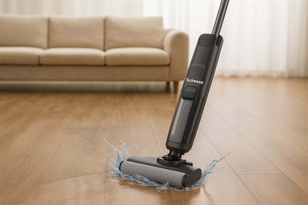 Podlahová myčka Techwood TAB906 černá 3v1 systém