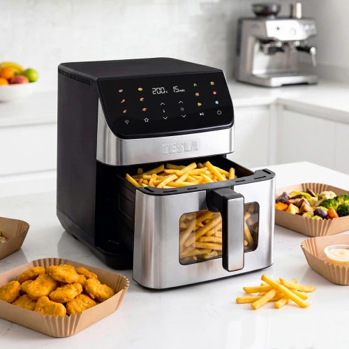 Keramický povrch CeramEQ+ TESLA AirCook DualHeat QD65 XXL