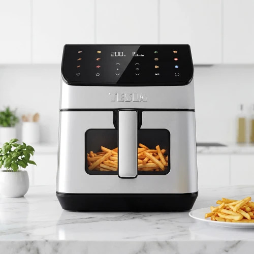 Bezpečnostní prvky TESLA AirCook DualHeat QD65 XXL