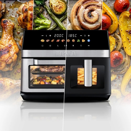 Chytře navržená pro každodenní vaření TESLA AirCook DualZone Q787 XXL Deluxe