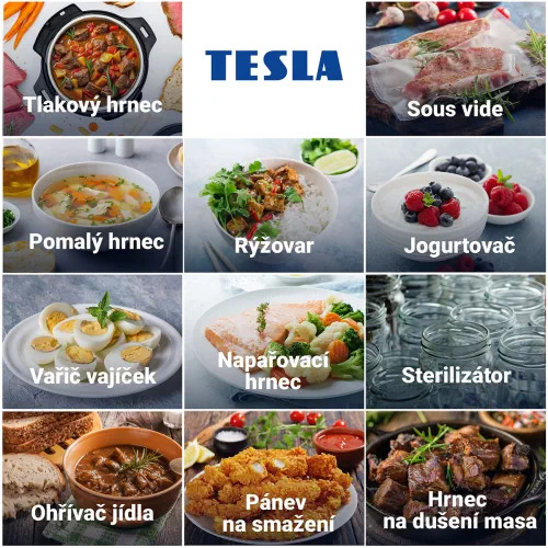 Multifunkční tlakový hrnec 11v1 TESLA EliteCook K70 Ultra