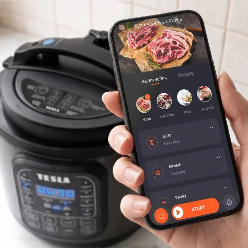 Chytré ovládání s aplikací TESLA Smart TESLA EliteCook K70 Ultra