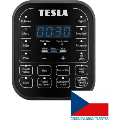 Intuitivní ovládání s českým panelem TESLA EliteCook K70 Ultra