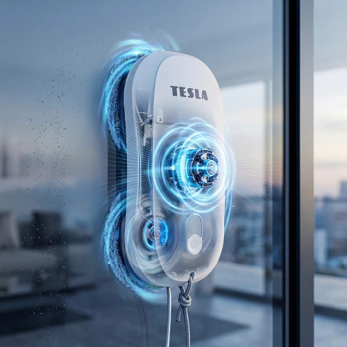 Efektivní čištění s rotačními mopy TESLA RoboStar W400 Pro