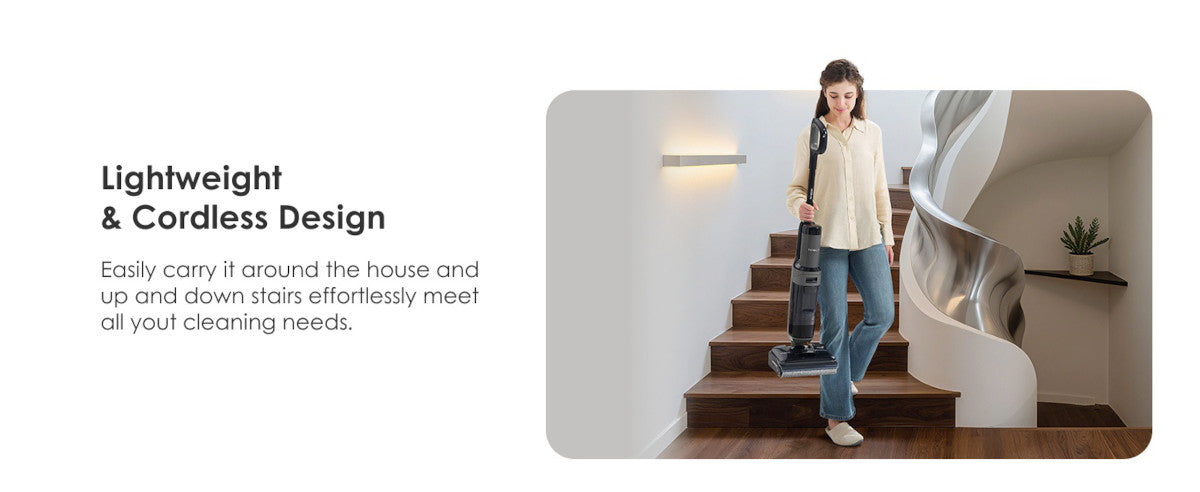 Lehký bezdrátový design – Tineco FLOOR ONE i6 Stretch Plus