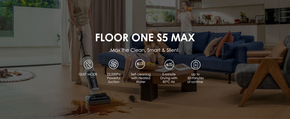 Chytrá podlahová myčka pro moderní úklid Tineco FLOOR ONE S5 Max