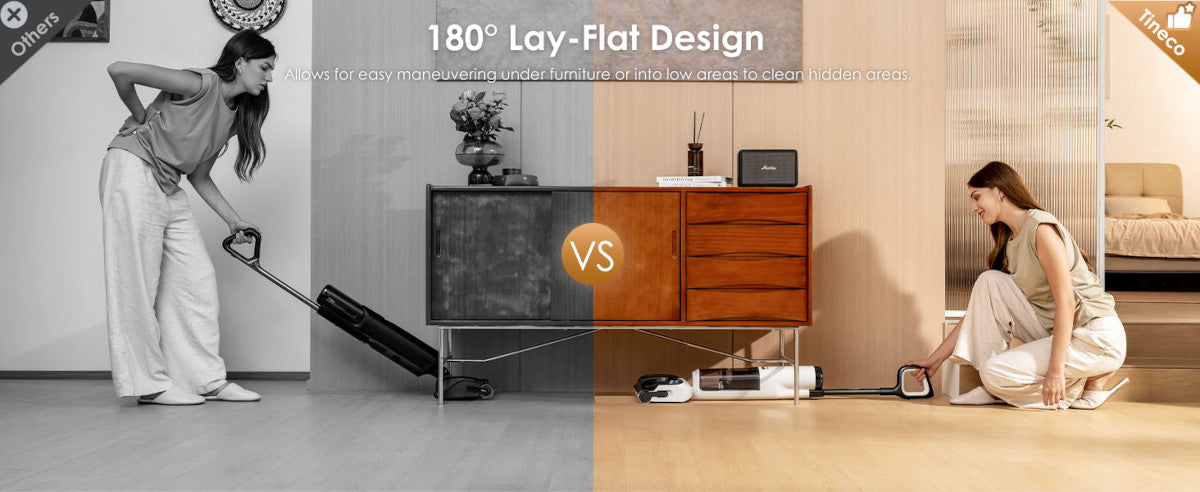 Snadný úklid pod nábytkem Tineco FLOOR ONE S5 Max