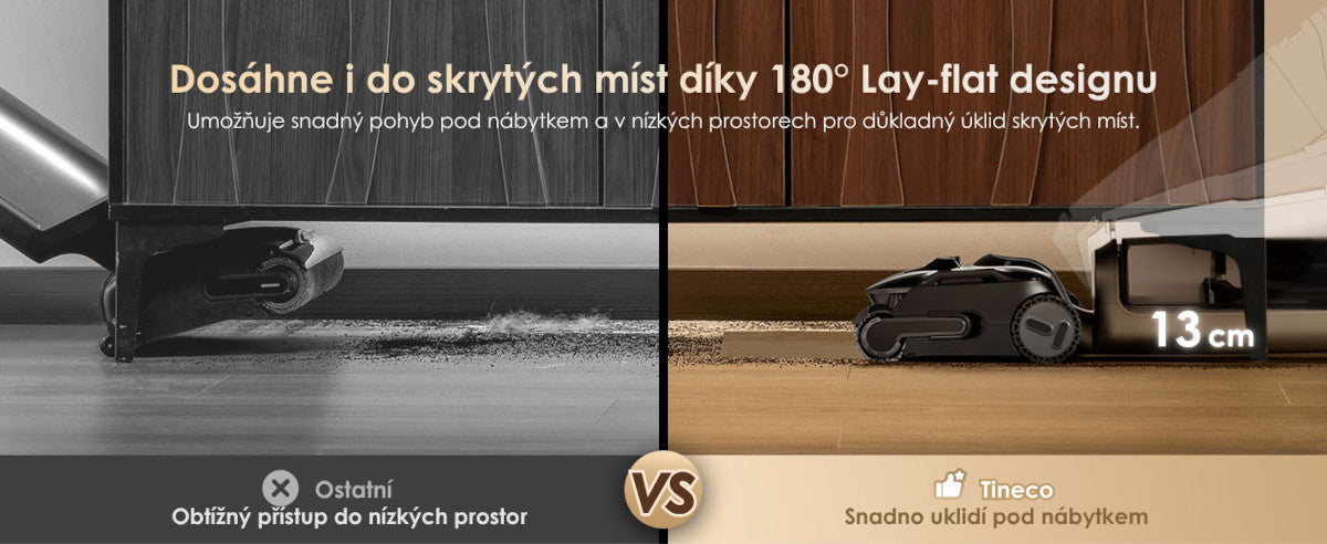 Úklid pod nábytkem bez kompromisů – Tineco FLOOR ONE S5 Stretch Gold