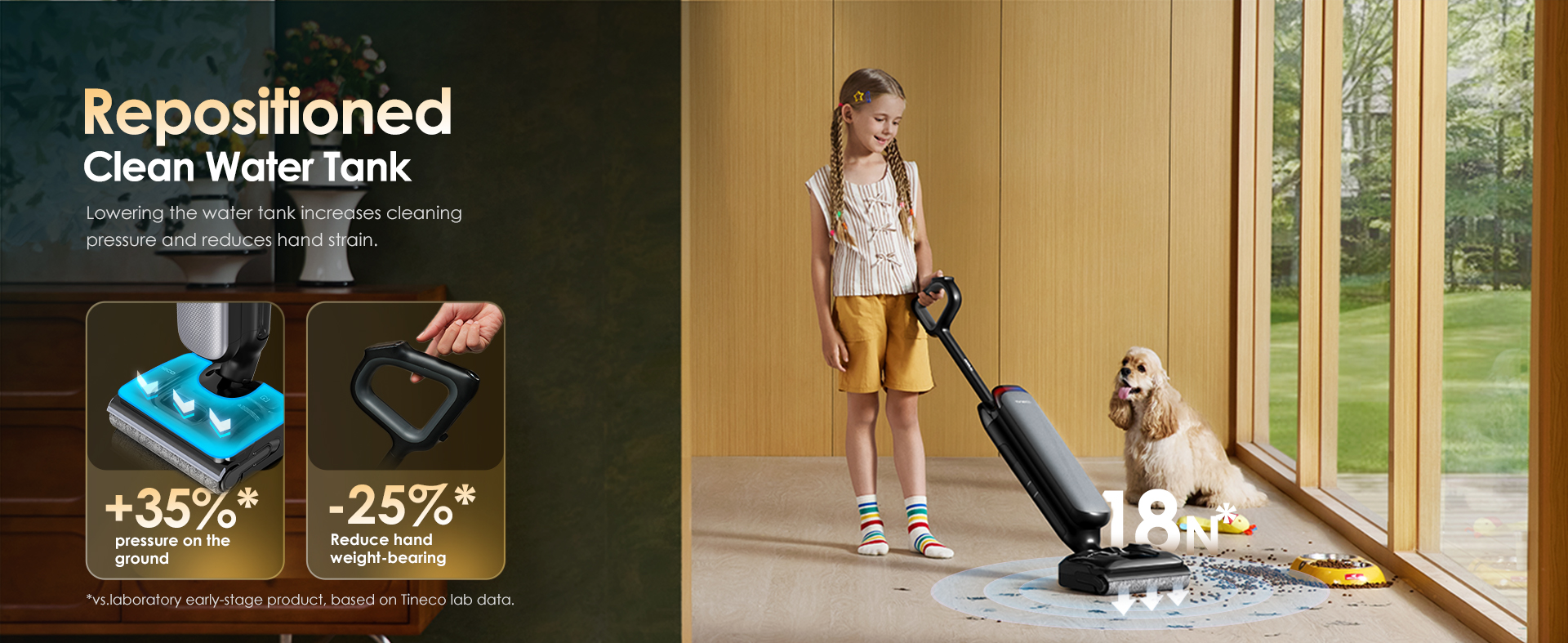 Velkokapacitní nádržky Tineco FLOOR ONE S7 Artist Premium