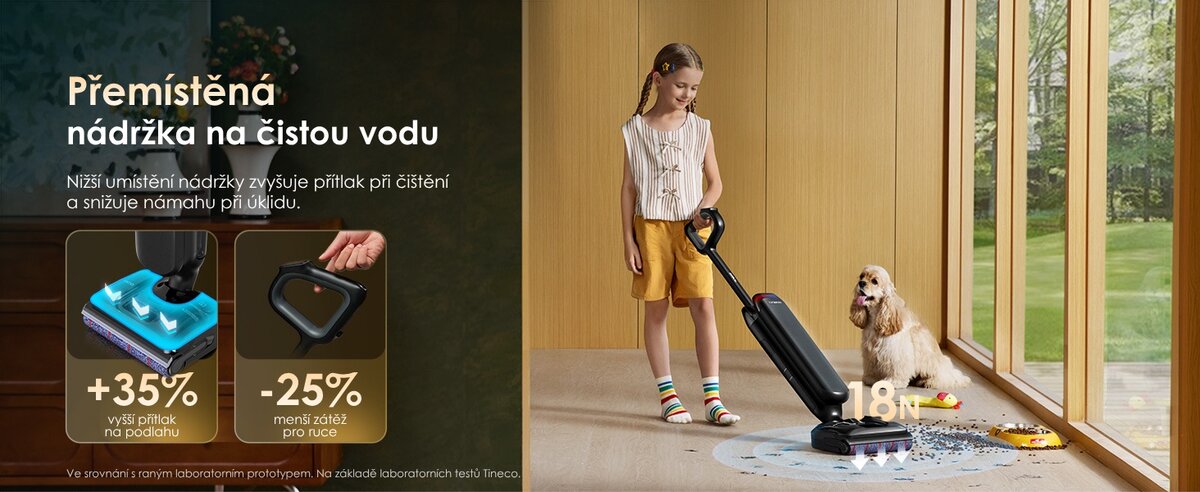 Velkokapacitní nádržky Tineco FLOOR ONE S7 Artist Premium
