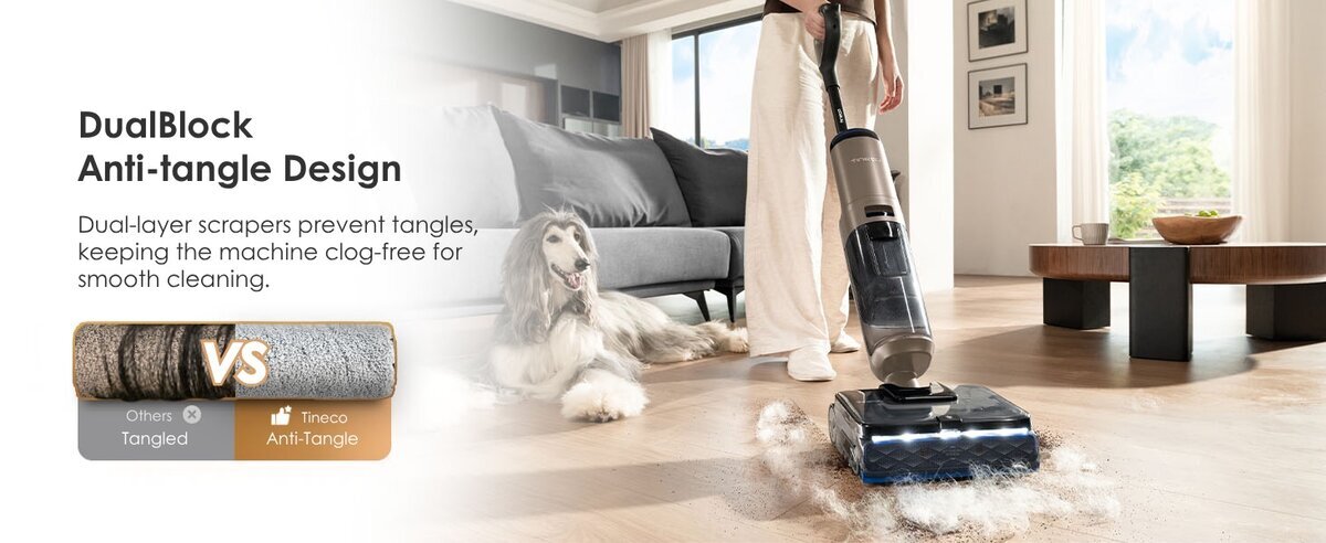 DualBlock Anti-Tangle – Tineco FLOOR ONE S7 Max Gold