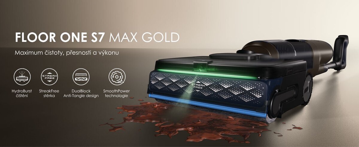 Chytrá podlahová myčka pro moderní domácnost – Tineco FLOOR ONE S7 Max Gold