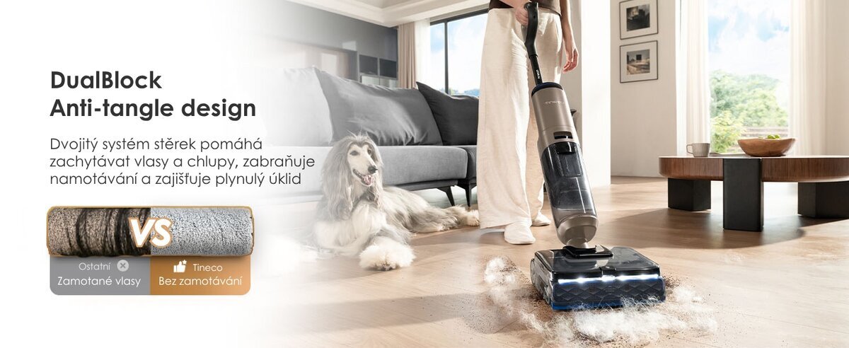 DualBlock Anti-Tangle – Tineco FLOOR ONE S7 Max Gold