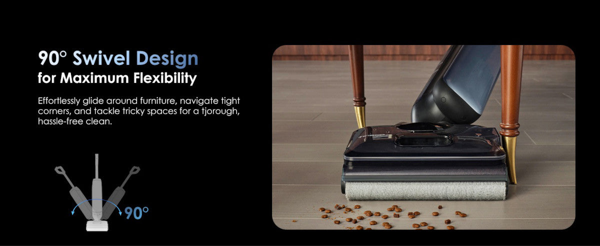 Otočný design a pohyb všemi směry – Tineco FLOOR ONE S9 Artist Premium