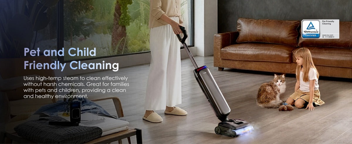 Výkonné sání 22 kPa – Tineco FLOOR ONE S9 Artist Steam Pro